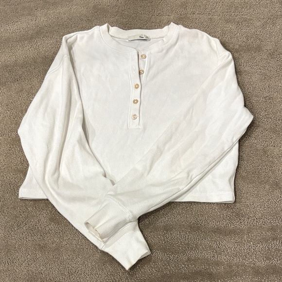 Wilfred Tops - Wilfred Ribbed White Top size xxs